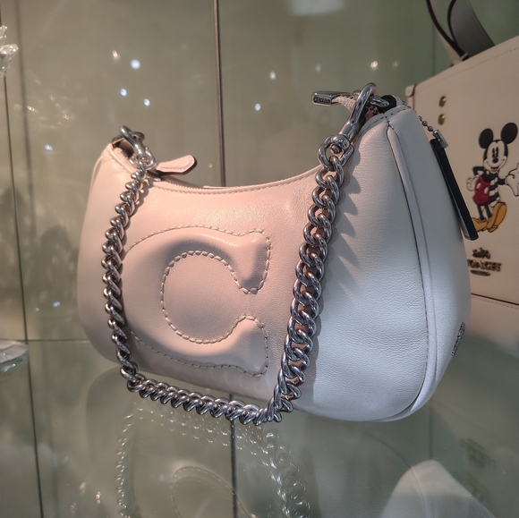 Coach Handbags - New! Crescent Shoulder Bag with Chain Strap, Coach Teri Shoulder Bag in …